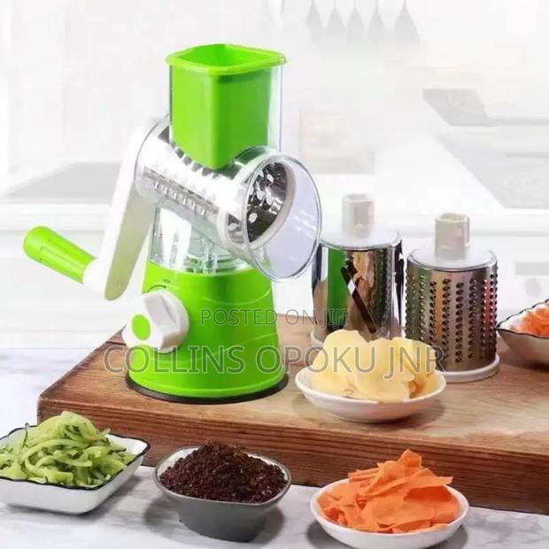 Cheese Grater Rotary Handheld Vegetable Slicer, Shredder Family Cook · Photo 4