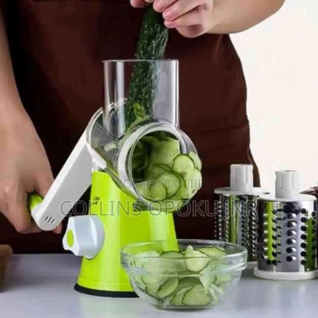 Cheese Grater Rotary Handheld Vegetable Slicer, Shredder Family Cook · Photo 5