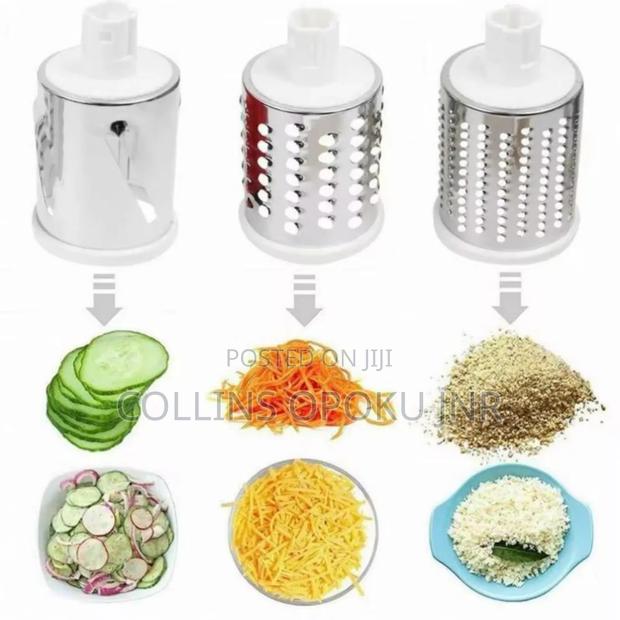Cheese Grater Rotary Handheld Vegetable Slicer, Shredder Family Cook · Photo 6