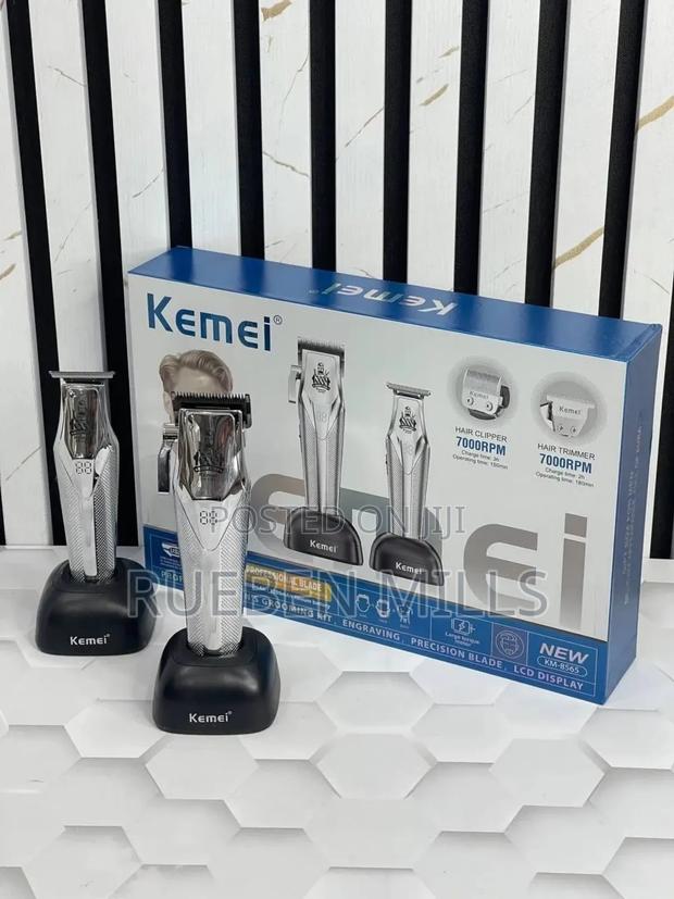 Discover the New Kemei Km-8565 Two in One Cordless Barbering Machine · Photo 1