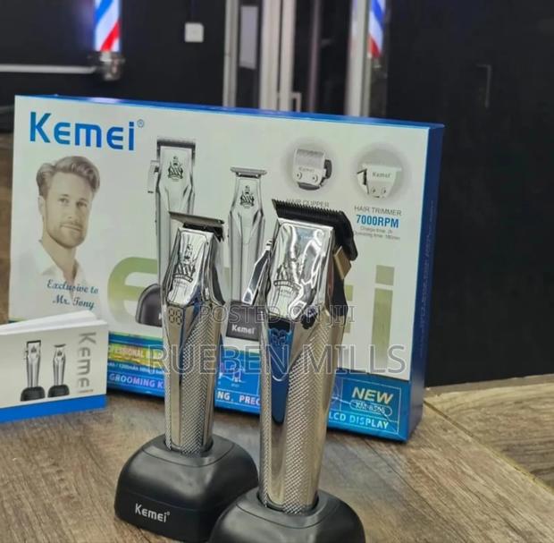 Grooming Upgrade Tools Kemei Km-8565 2 in 1 Barbering Shaving Machine · Photo 1