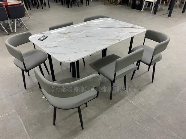 Dining Table With 6 Chairs Code-909 · Photo 1