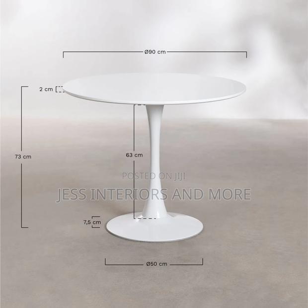 Dining Table (Round) White · Photo 2