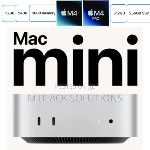 New Desktop Computer Apple Mac Mini M4 24GB Apple M4 SSD 512GB · Photo 1