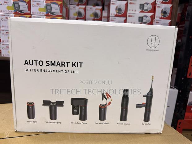 6-in-1 Tesla Jump Starter Kit With 100w Pressure Washer 19000p · Photo 1