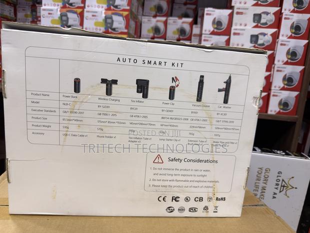 6-in-1 Tesla Jump Starter Kit With 100w Pressure Washer 19000p · Photo 2