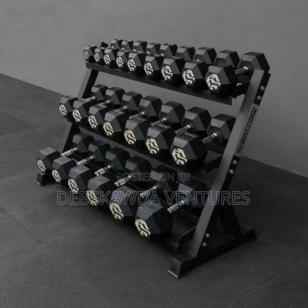 3 Level Commercial Rack(20pcs Of Dumbbells) · Photo 1