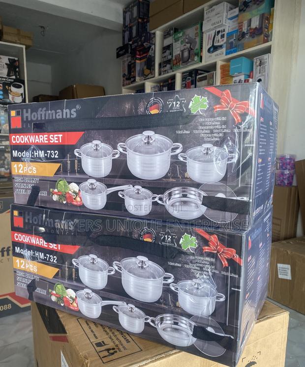 Classy 12pcs Hoffmans Stainless Steel Cookware · Photo 1