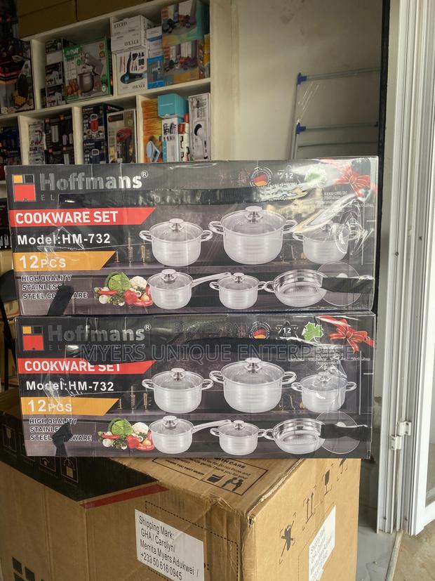 Hoffmans 12pcs Set Gas Stove Cooking Pot · Photo 1