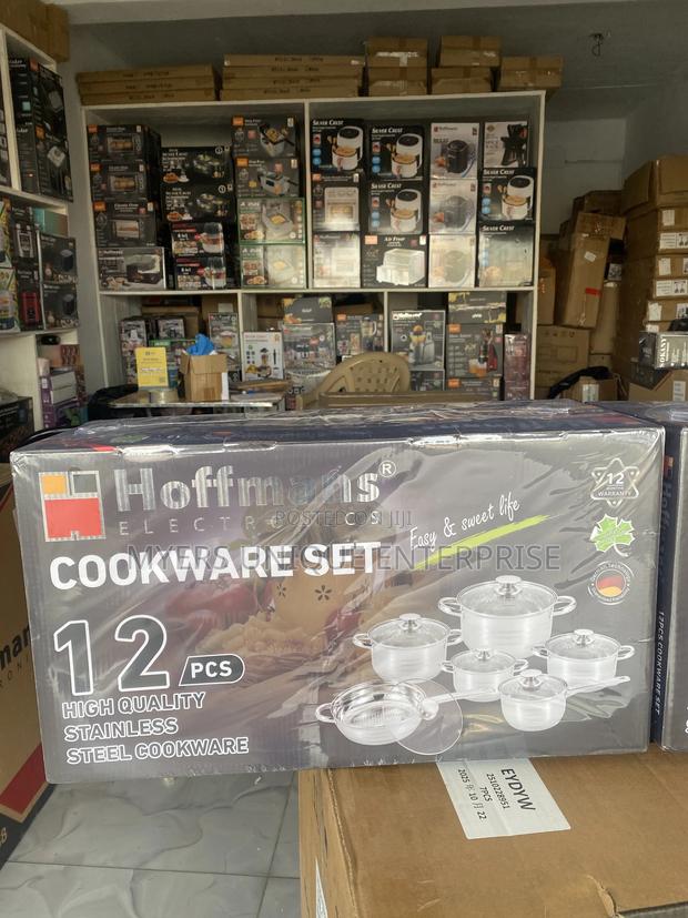 Portable 12pcs Stainless Steel Cookware Set · Photo 1