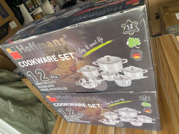 Authentic Hoffmans 12pcs Stainless Steel Cookware Set · Photo 1