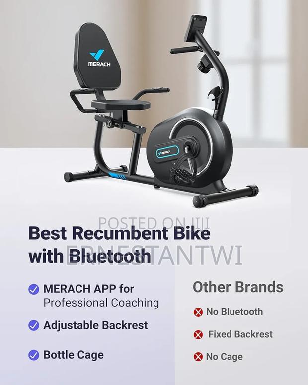 Recumbent Exercise Bike With Bluetooth Connectivity From Merach, Uk · Photo 5