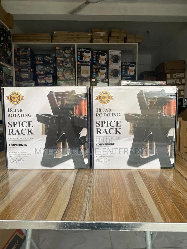 18pcs Rotation Spice Rack · Photo 1