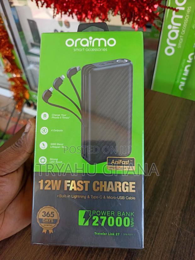 Oraimo Power Bank 27000mah (Opb-p5271) For Phones, Tablets & Devices · Photo 1