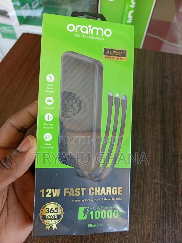 Oraimo Power Bank 10000mah (Opb-5101)– For Phones & Tablets · Photo 2