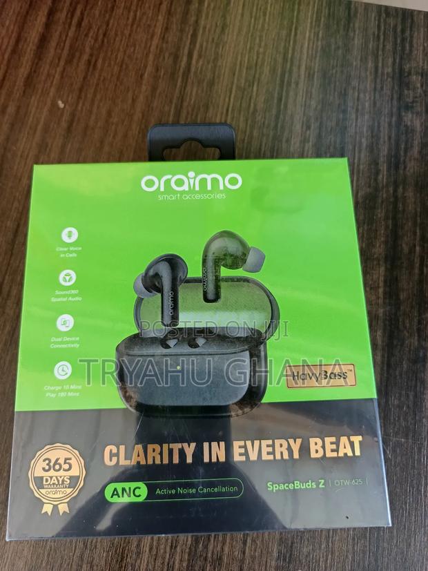Oraimo Ear Buds (Otw-625) – Wireless Bluetooth Earbuds With Deep Bass · Photo 1