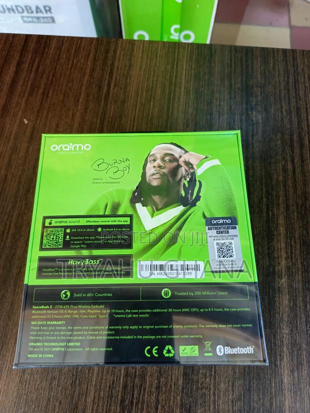 Oraimo Ear Buds (Otw-625) – Wireless Bluetooth Earbuds With Deep Bass · Photo 2