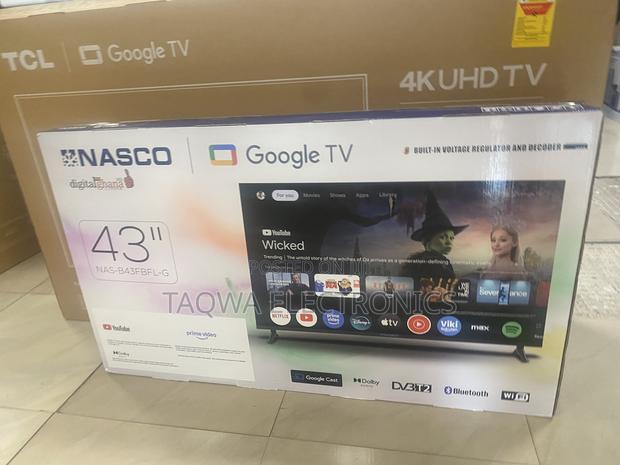 The Nasco 43-Inch Smart Google Tv · Photo 1