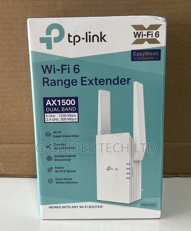 TP-Link Ax1500 Wi-Fi Range Extender Wi-Fi 6 Re505x · Photo 3