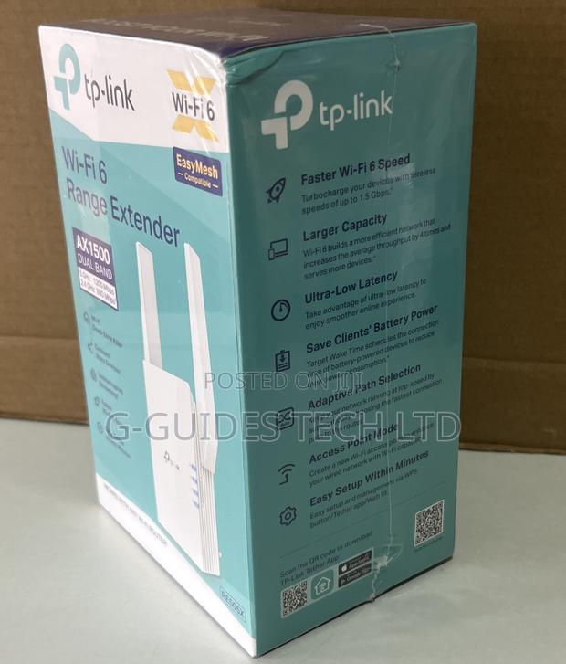 TP-Link Ax1500 Wi-Fi Range Extender Wi-Fi 6 Re505x · Photo 2