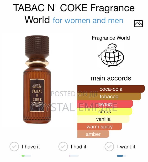 Tabac N’ Coke Perfume by Fragrance World · Photo 3