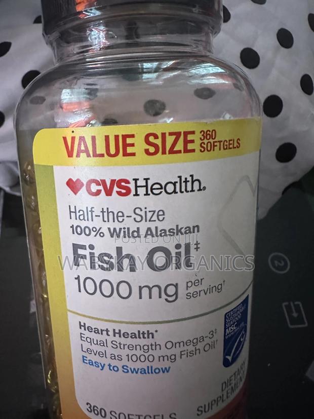 Fish Oil- Wild Alaskan 1000mg- 360 Softgel · Photo 1