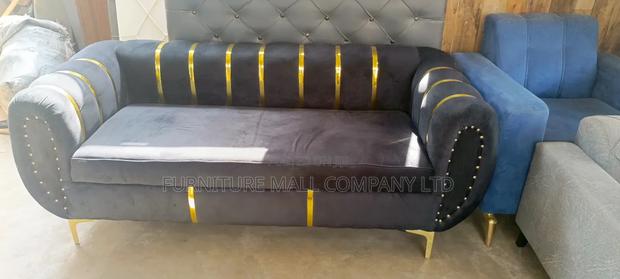 Sweet Material And Gold 3in1 Sofa Available As Sen💕💘💯 · Photo 1