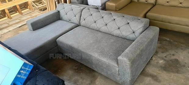 Gray Colored L Shaped Sofa · Photo 1