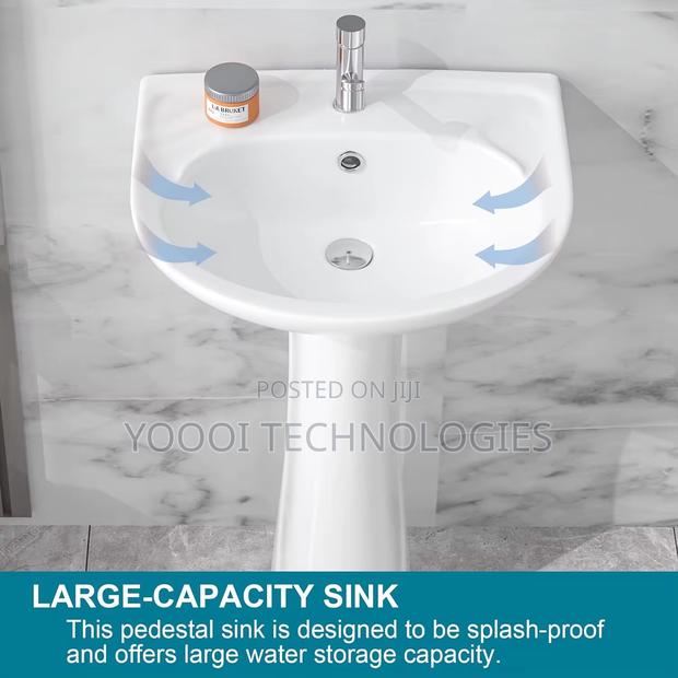 Frencia Ceramic Pedestal Basin Only · Photo 4