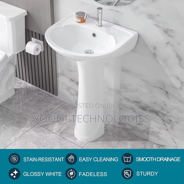Frencia Ceramic Pedestal Basin Only · Photo 2