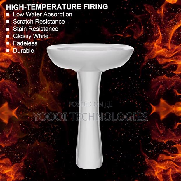 Frencia Ceramic Pedestal Basin Only · Photo 5