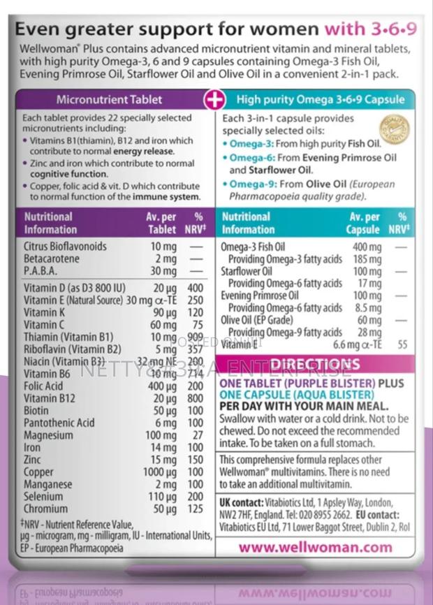 Vitabiotics Wellwoman Plus - Uk · Photo 2