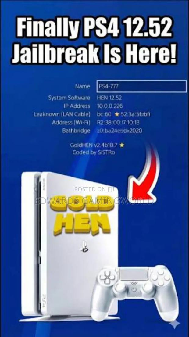 Simple Jailbreak for 12.52 Ps4 · Photo 2