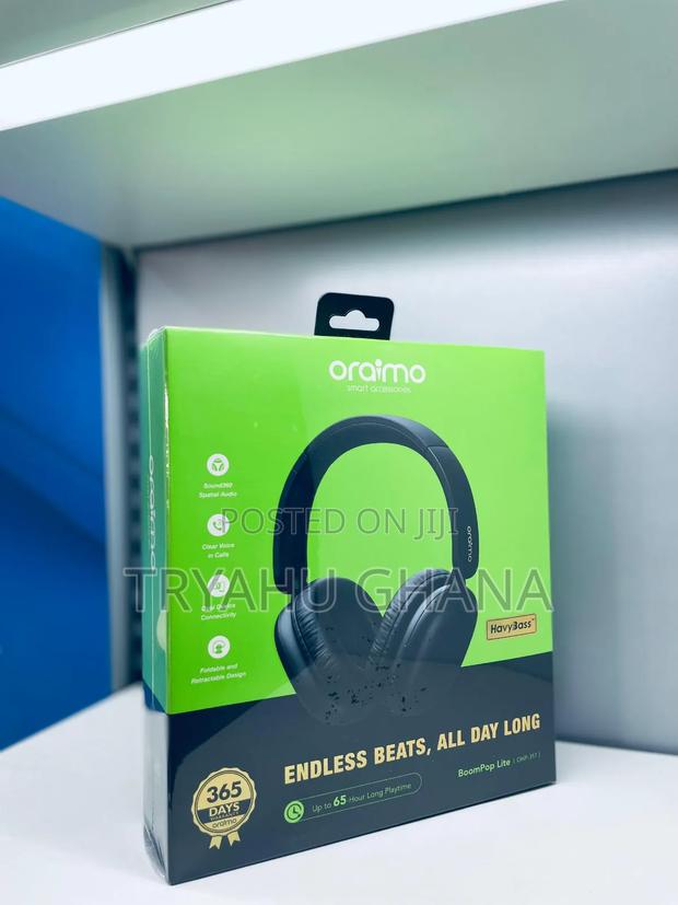 Oraimo Ohp-317 Boompop Lite – 65h Wireless Headphones With Deep Bass · Photo 1