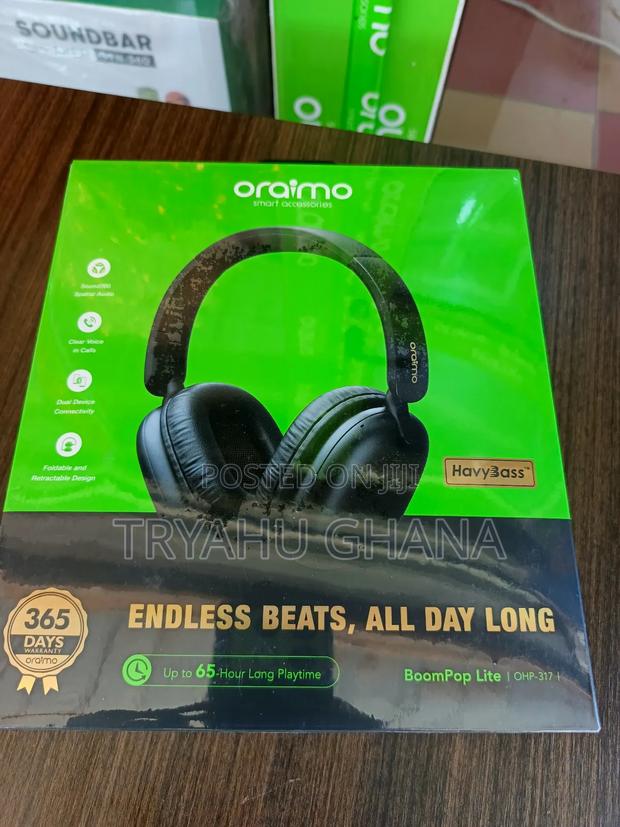 Oraimo Ohp-317 Boompop Lite – 65h Wireless Headphones With Deep Bass · Photo 2