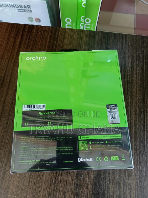 Oraimo Ohp-917 Boompop Pro – Anc Wireless Headphones With 82h Playtime · Photo 2