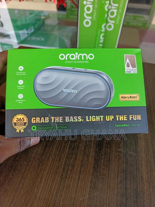 Oraimo Obs-382 – Stylish 8w Speaker With Bluetooth 5.4,1800mah Battery · Photo 1