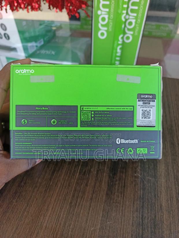 Oraimo Obs-382 – Stylish 8w Speaker With Bluetooth 5.4,1800mah Battery · Photo 2