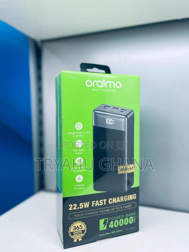 Oraimo Opb-7400q – 40000mah Power Bank With 22.5w Fast Charging · Photo 2