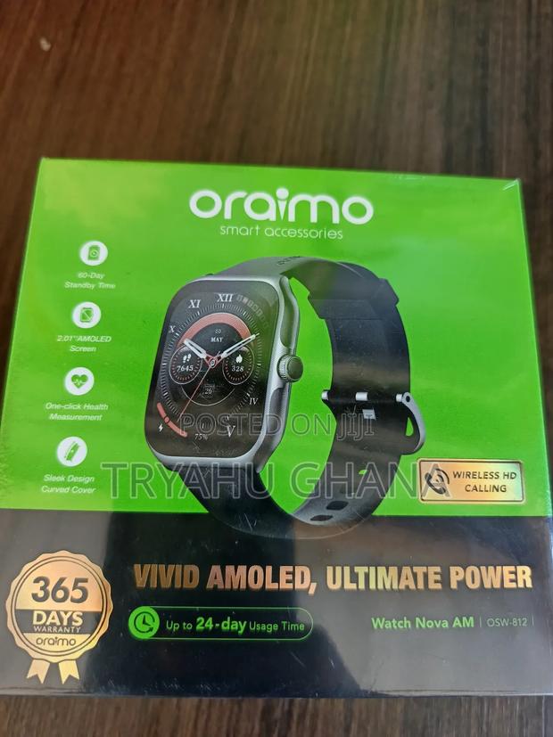 Oraimo Osw-812 - Smartwatch With Hd Calling, Heart Rate & Spo2 Monitor · Photo 1