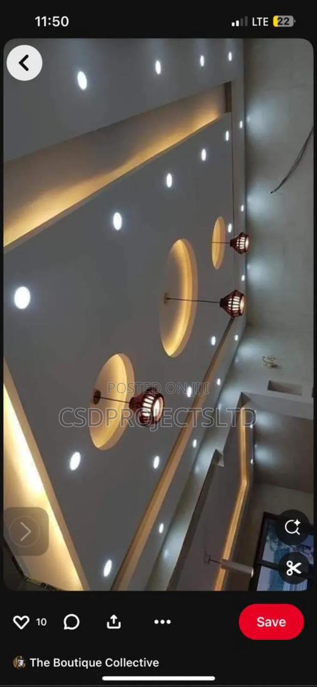 Professional Pop Ceiling Work · Photo 5