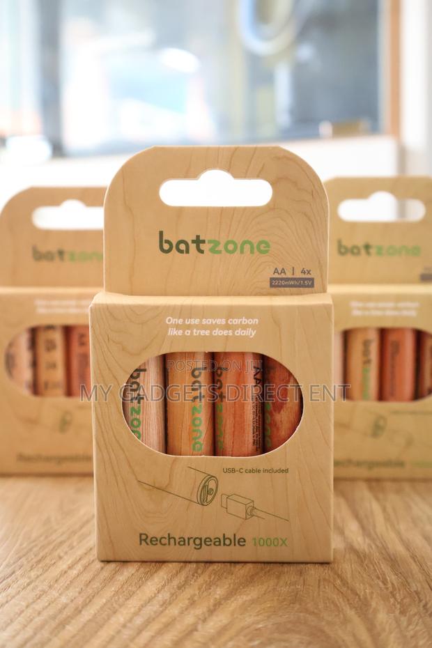 Batzone Usb-C Li-Ion Rechargeable Battery Aaa 666mwh (4pcs) · Photo 1