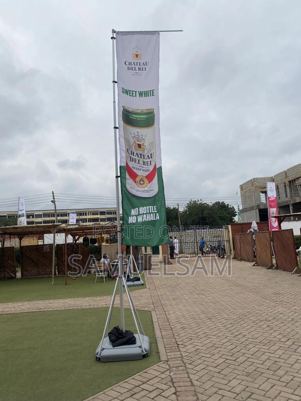 Telescopic Flag Pole for Rent in Accra · Photo 4