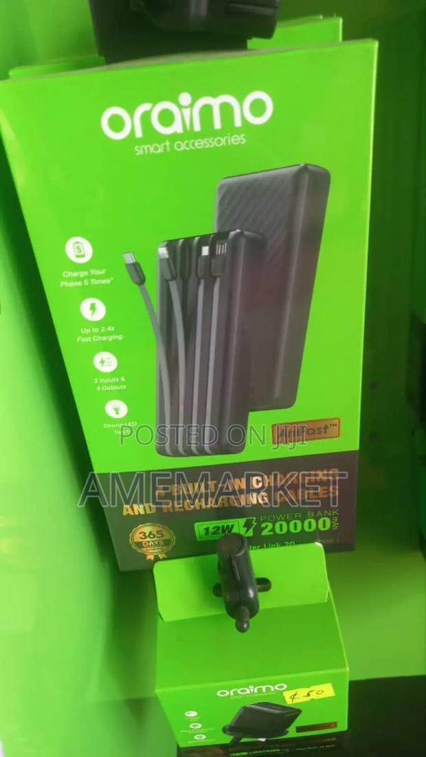Oraimo Power Bank 20,000mah 12w - Opb-P5201 Traveler Link 20 · Photo 2