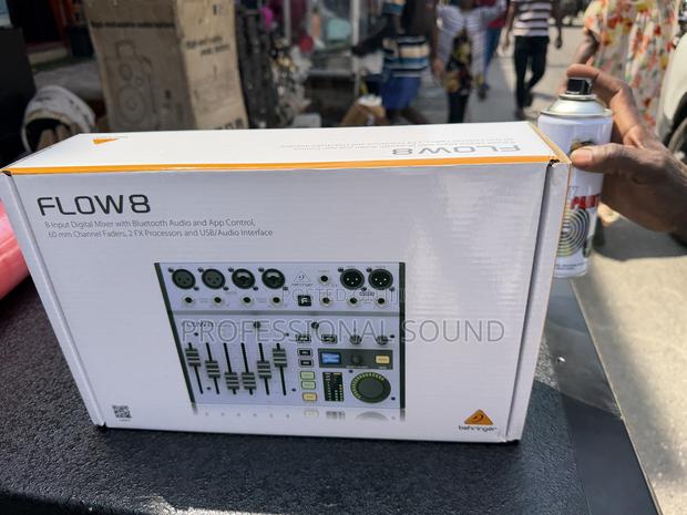 Behringer Flow 8 8-Input Digital Mixer With Bluetooth Audio · Photo 1