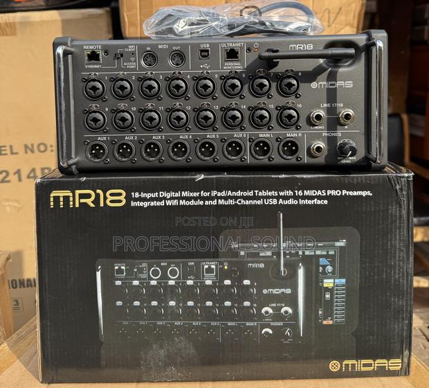 Midas Mr18 18-Input Digital Mixer. · Photo 1