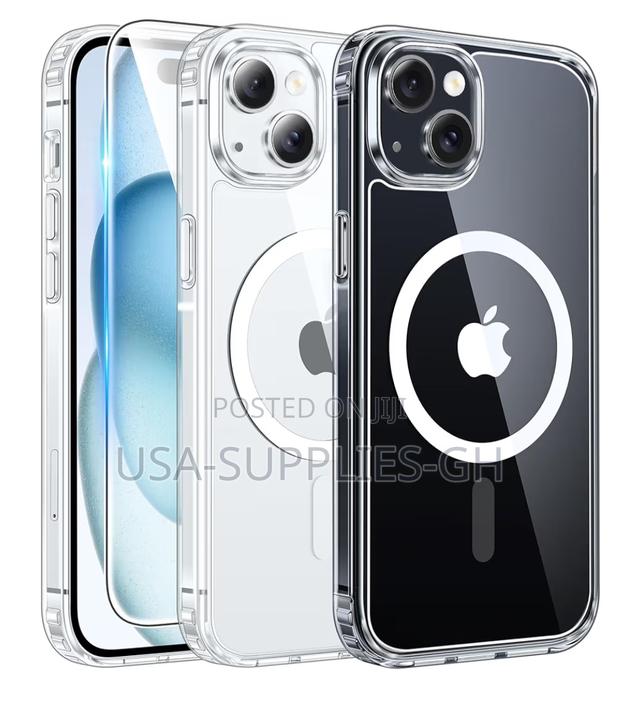 A Clear iPhone 13/14/15 Phone Case And Screen Protector From Usa · Photo 1