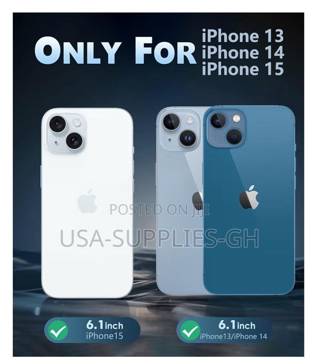 A Clear iPhone 13/14/15 Phone Case And Screen Protector From Usa · Photo 2