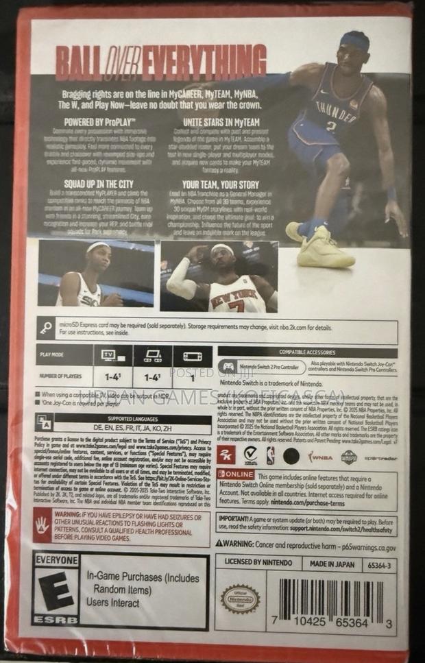 Nba 2k26 Switch 2 Sealed · Photo 2
