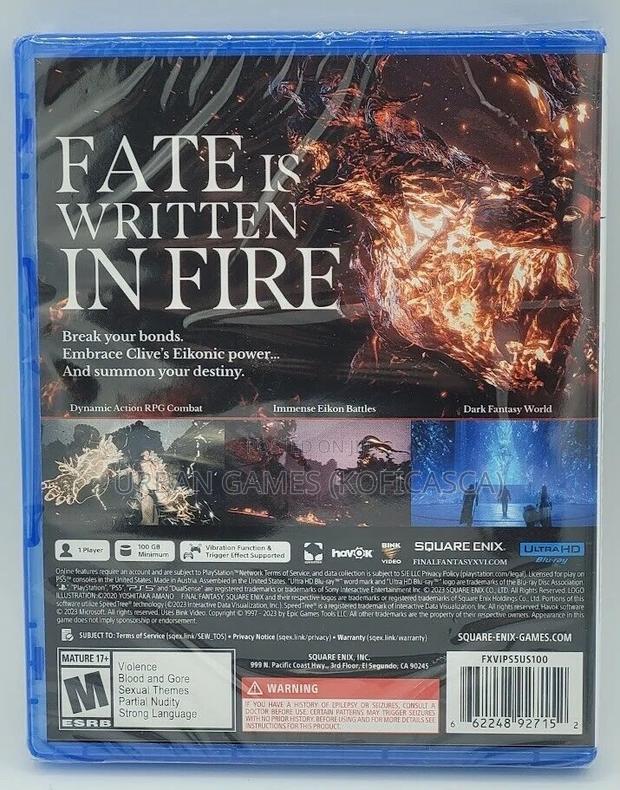 Final Fantasy Xvi Ps5 Sealed · Photo 2